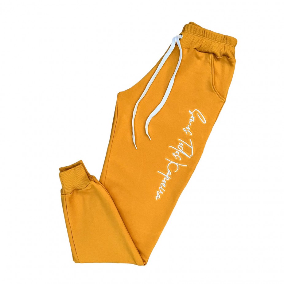 Calça  Moletinho com Elastano  Jogger Treino STC - Mel