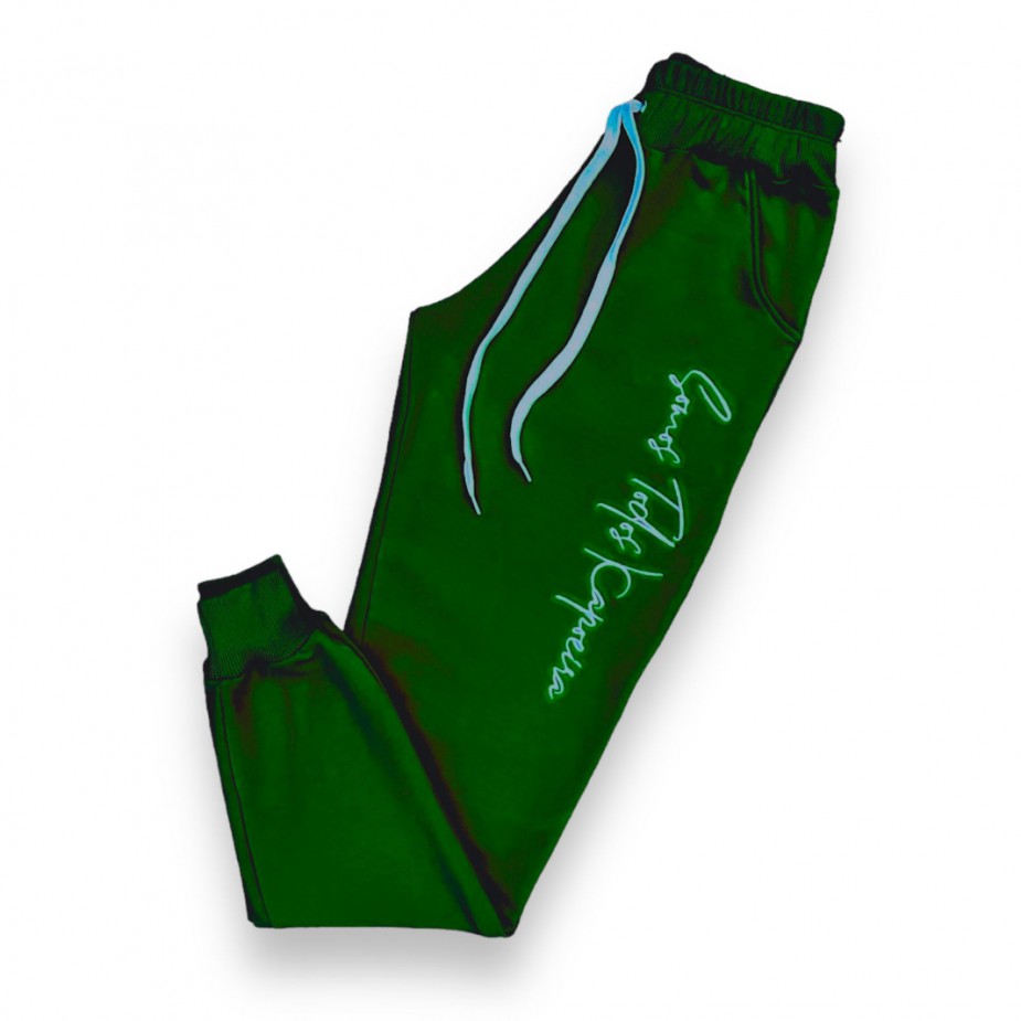 Calça  Moletinho com Elastano  Jogger Treino STC - Verde