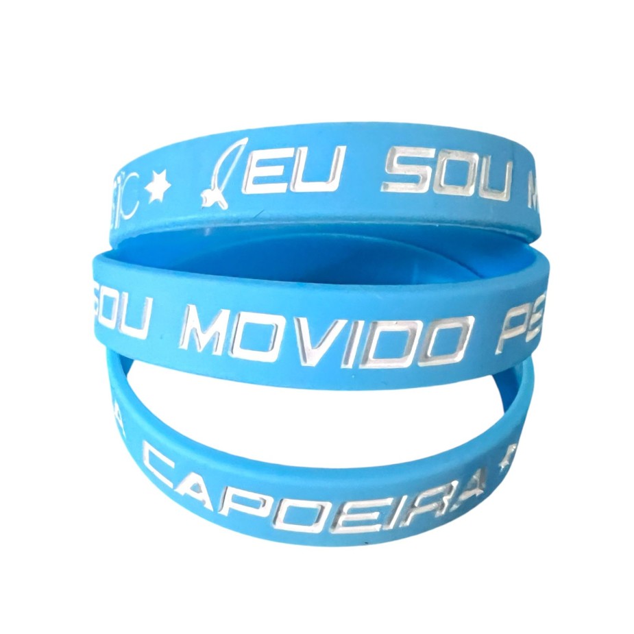 Pulseira STC de Silicone - Movido pela Capoeira 