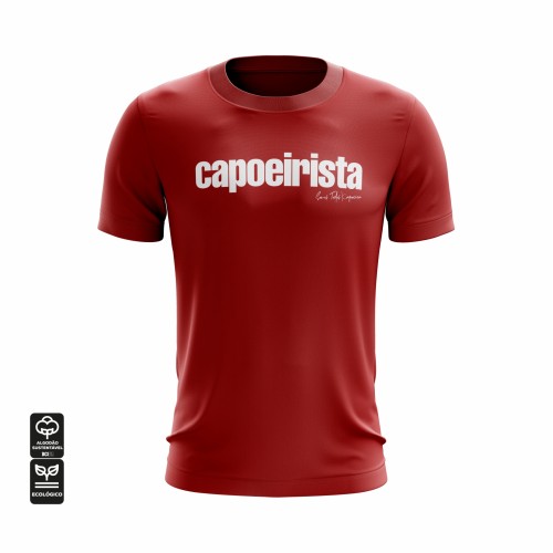 Camiseta Capoeirista - Vermelho