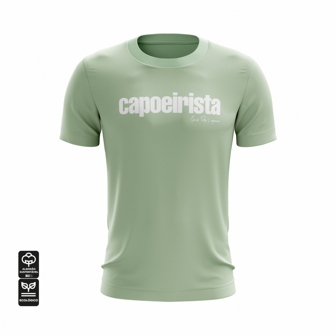 Camiseta Capoeirista - Verde Seco