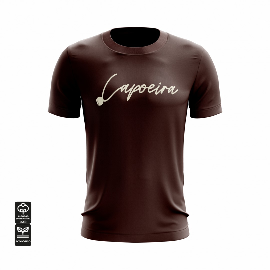 Camiseta Capoeira - Marrom