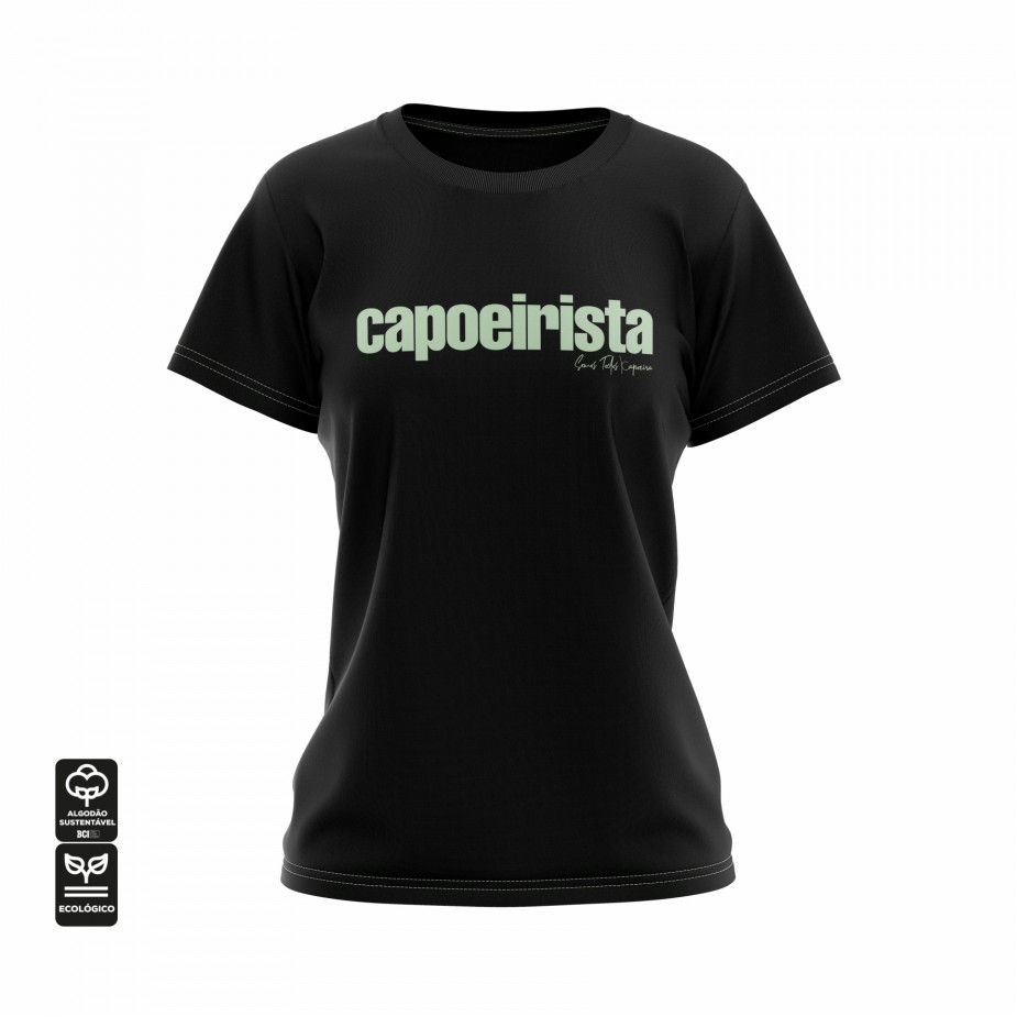 Baby Look Capoeirista - Preto