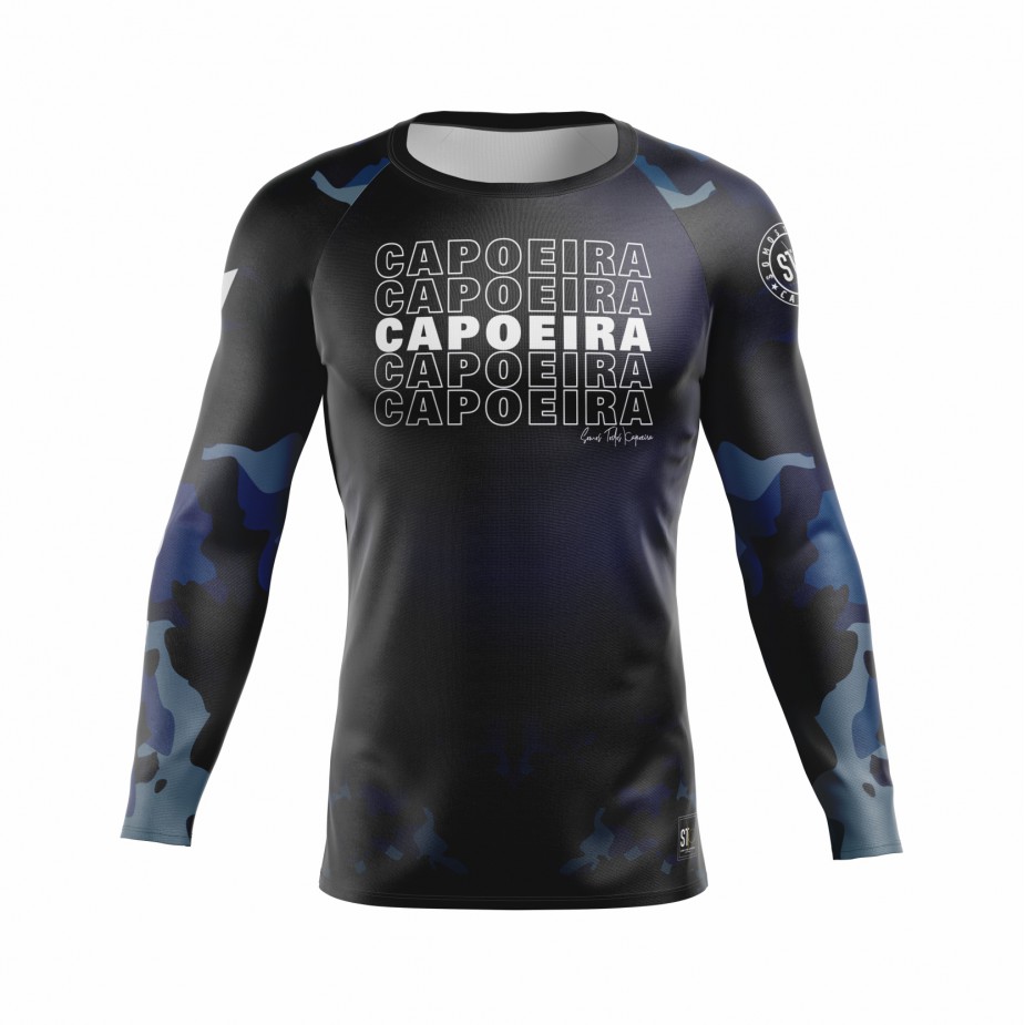 Rashguard STC Instrumentos 3.0 - Masculino Camuflado - Azul