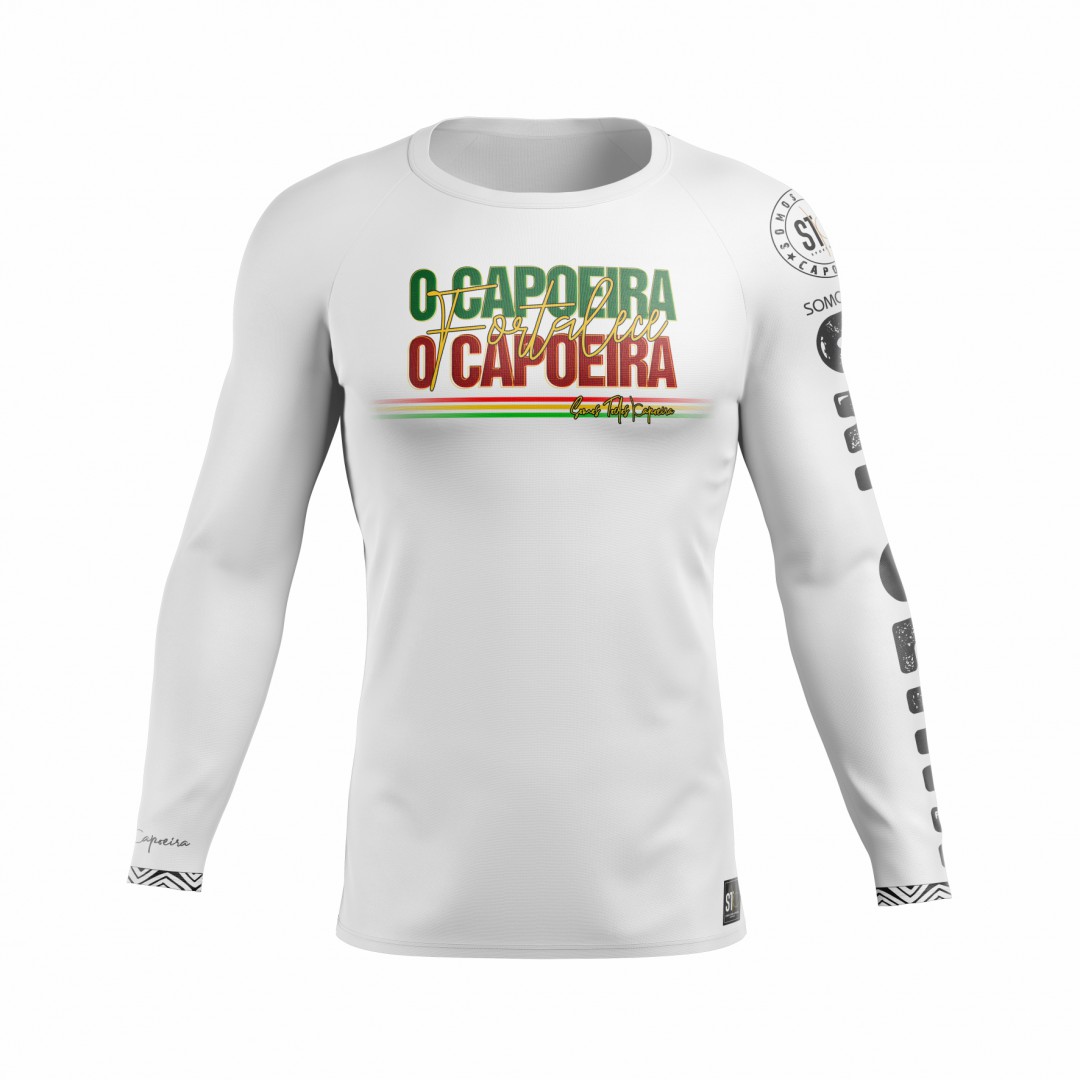 Rashguard STC Fortalece 3.0 - Masculino - Branca