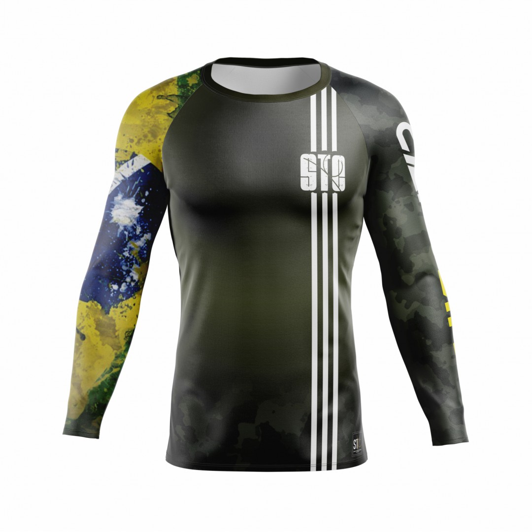 Rashguard STC Verde Brasil 2.0 Masculina