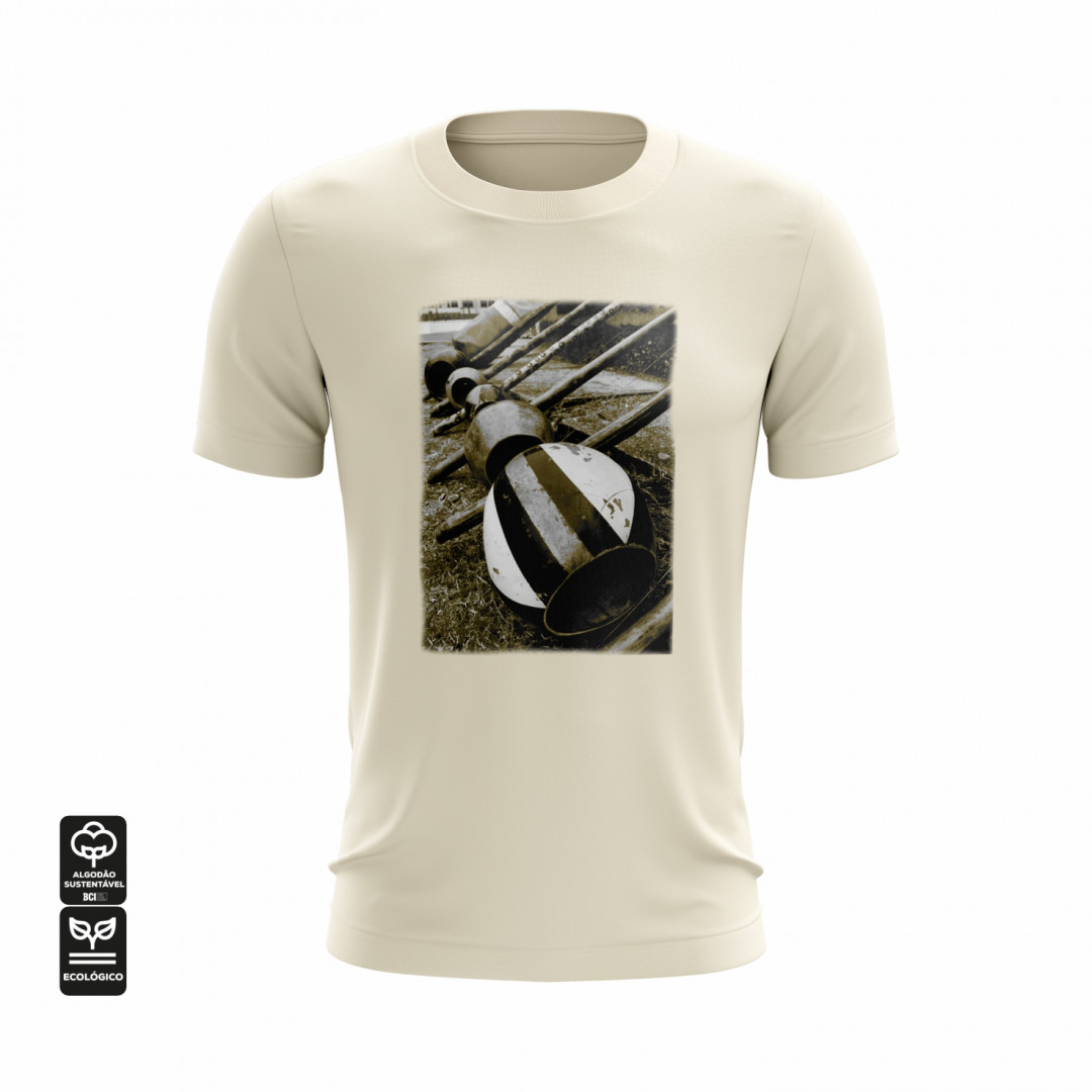 Camiseta Berimbau - Marfim