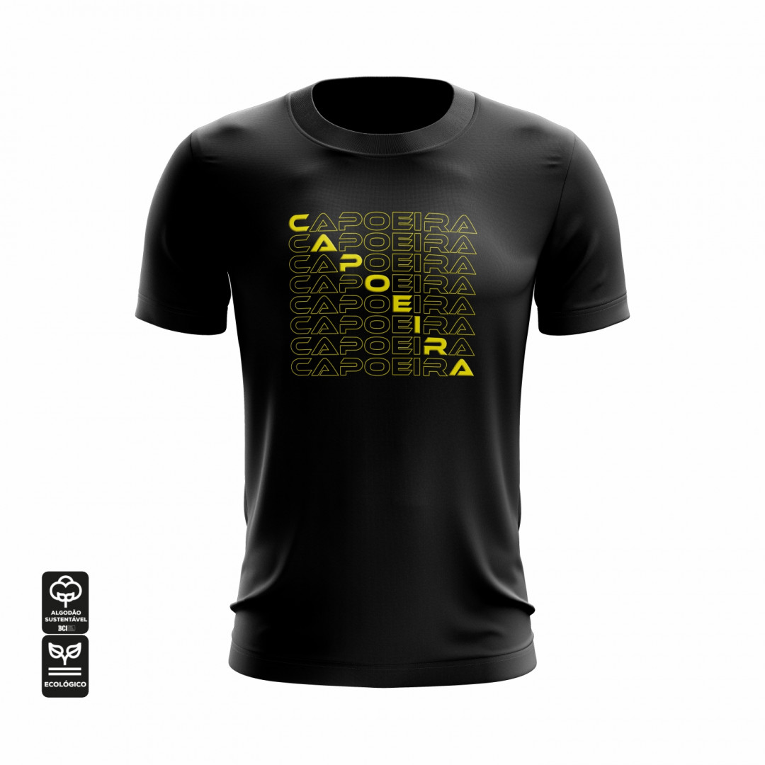 Camiseta Capoeira - Preto