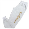 Calça  Moletinho com Elastano  Jogger Capoeira STC - Branco