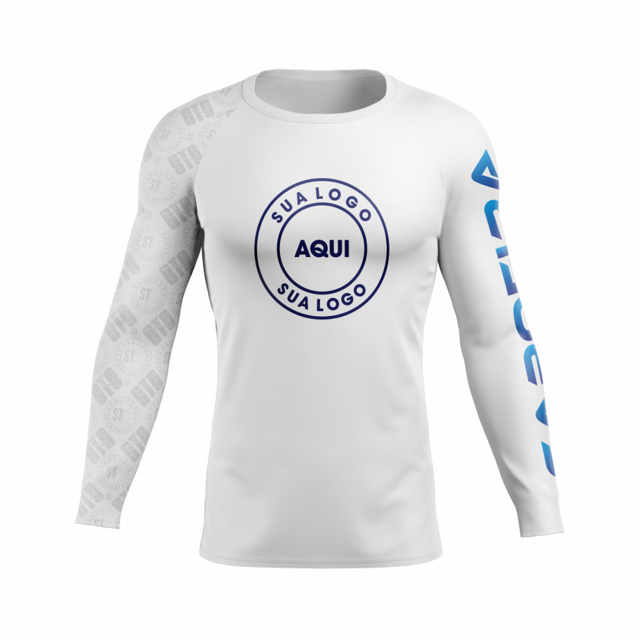 Rashguard Personzalize do seu Jeito - Masculino - Branca