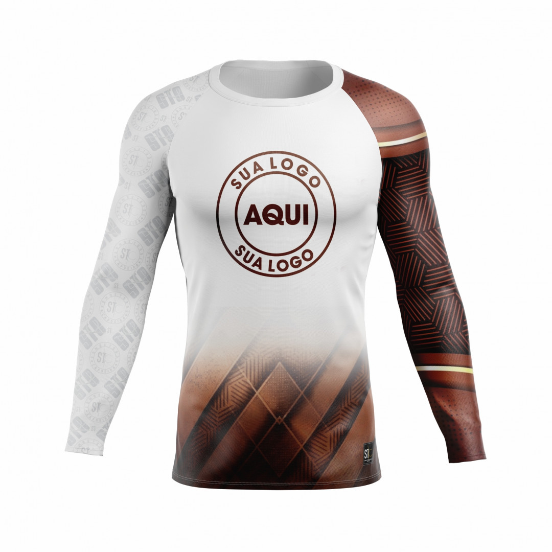 Rashguard Personzalize do seu Jeito - Feminina - Marrom