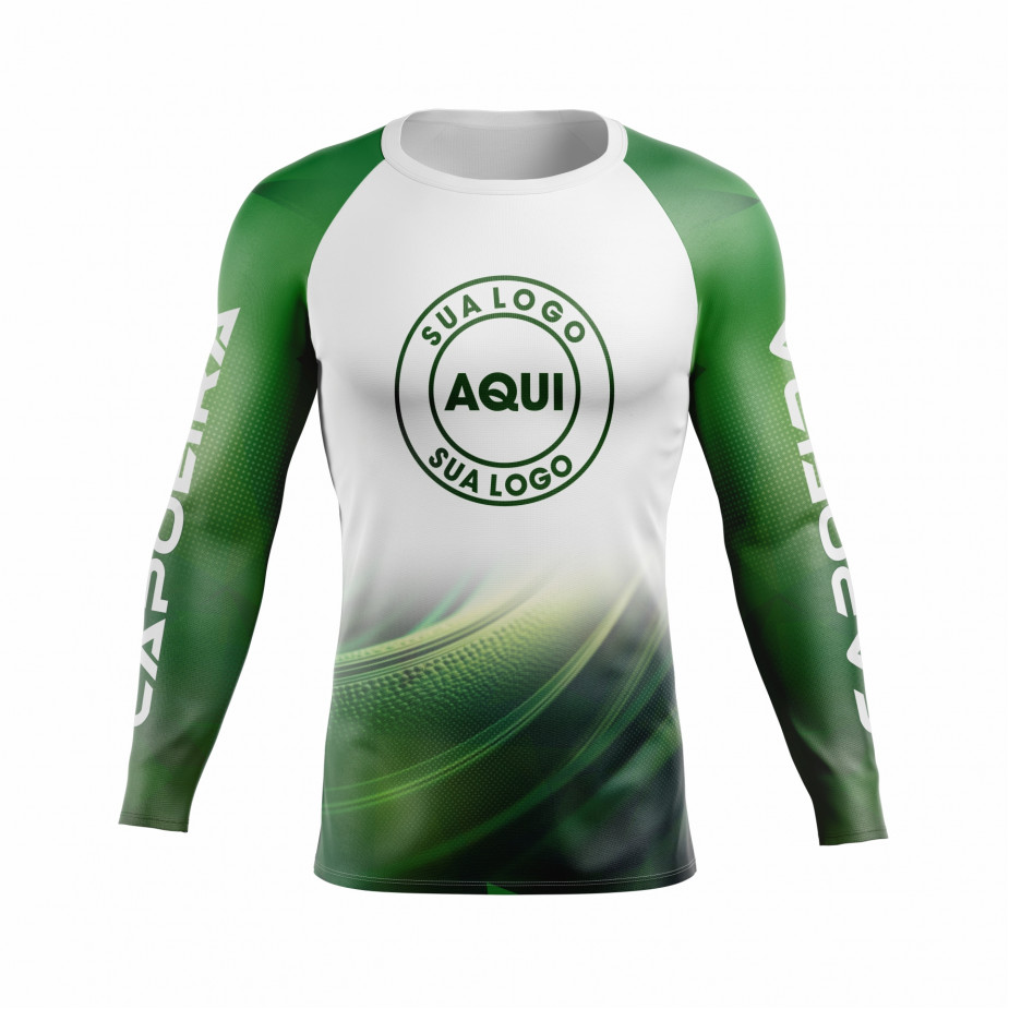 Rashguard Personzalize do seu Jeito - Masculino - Verde